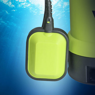 133L/Min 0.5HP Sewage Submersible Pump，10-meter heat resistant rubber cord